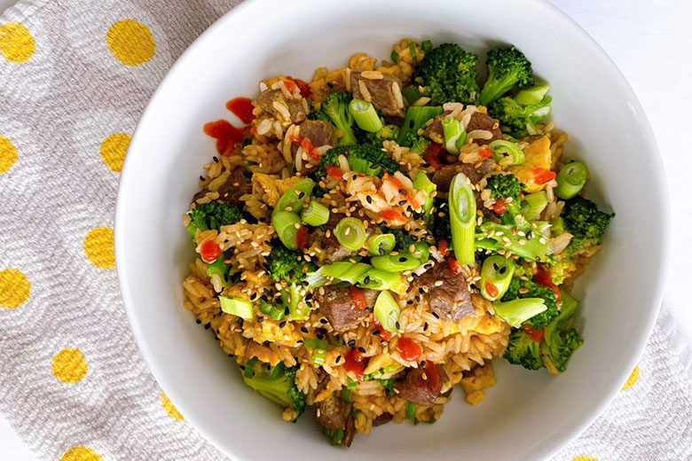 Beef and Broccoli Fried Rice - Food & Nutrition Magazine - Stone Soup