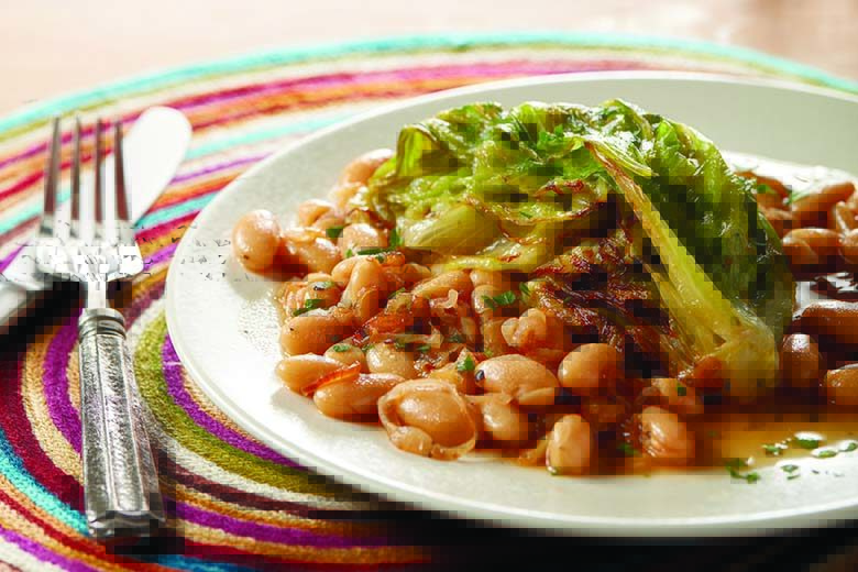 Braised Lettuce with Beans | Food & Nutrition Magazine | Volume 10, Issue 2