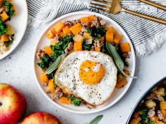 Butternut Squash and Apple Hash with Sausage - Food & Nutrition Magazine - Stone Soup