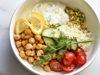 Spicy Chickpea and Tzatziki Power Bowls - Food & Nutrition Magazine - Stone Soup