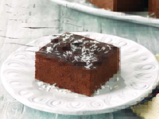 Coconut-Topped Chocolate Cake | Food & Nutrition Magazine | Volume 9, Issue 1