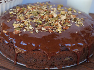 A Healthier "Death by Chocolate" Cake