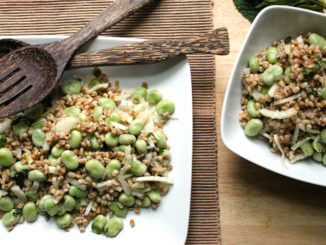 Spring Eating: Toasted Barley Salad with Fava & Fennel
