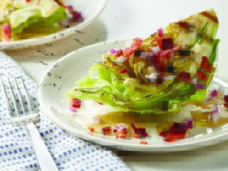 Garlicky Grilled Lettuce with Tahini Dressing | Food & Nutrition Magazine | Volume 10, Issue 2