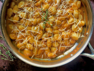 Gnocchi with Pumpkin Thyme Sauce - Food & Nutrition Magazine - Stone Soup