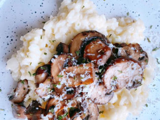 Gruyere Risotto with Marsala Mushrooms - Food & Nutrition Magazine - Stone Soup