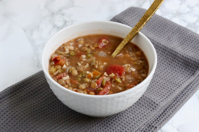 Lentil and Brown Rice Soup - Food & Nutrition Magazine - Stone Soup