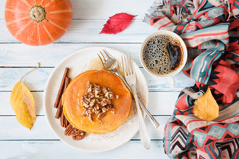 Pumpkin Teff Pancakes - Food & Nutrition Magazine - Stone Soup