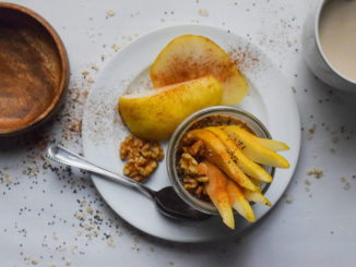 Spiced Pear Overnight Oats - Food & Nutrition Magazine - Stone Soup