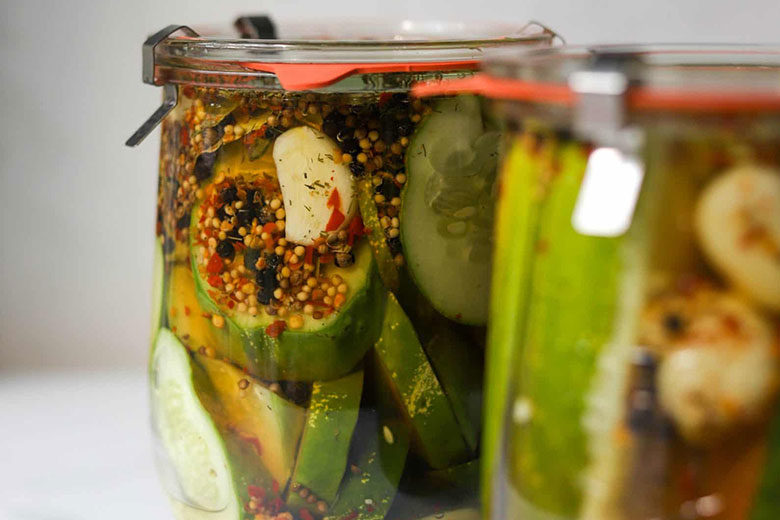 Spicy Refrigerator Pickles - Food & Nutrition Magazine - Stone Soup