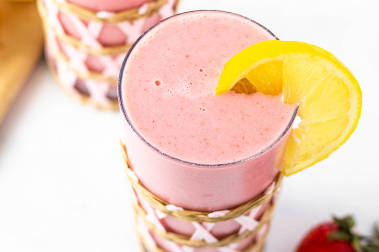 Strawberry Lemonade Smoothie - Food & Nutrition Magazine - Stone Soup