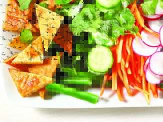Tempeh with Vegetables and Peanut Sauce | Food & Nutrition Magazine | Volume 9, Issue 5